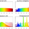 Vergleich vom Lichtspektrum: Sonne vs. Sunlike Vollspektrum-LED